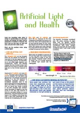 Artificial Light and Health foldout